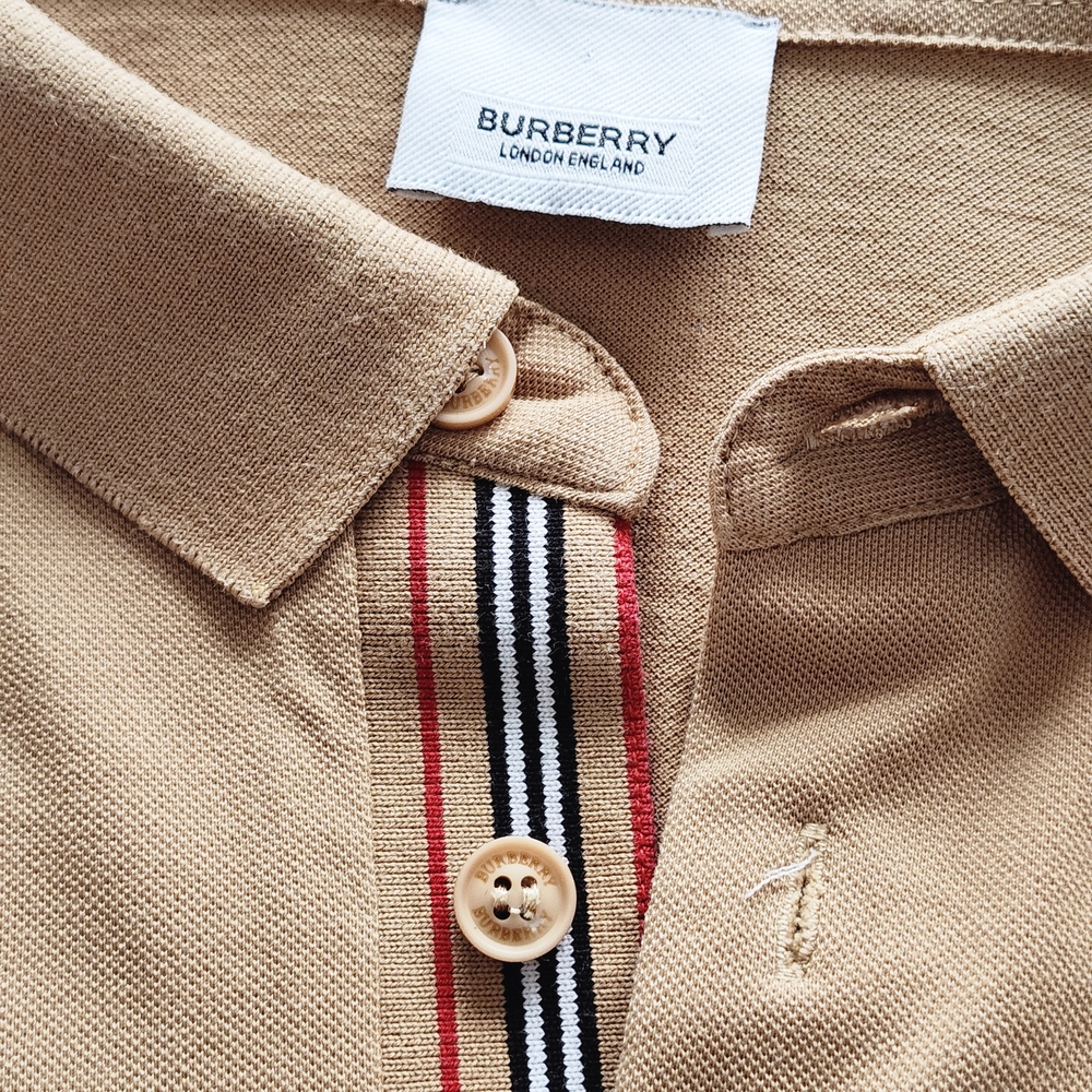 Burberry Tan Polo Shirt